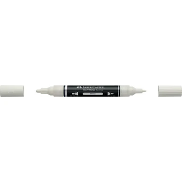 Akril marker kétvégű MULTIMARK 101 Faber-Castell fehér 