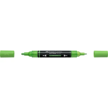 Akril marker kétvégű MULTIMARK 112 Faber-Castell levélzöld 