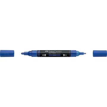 Akril marker kétvégű MULTIMARK 120 Faber-Castell kék 