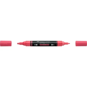 Akril marker kétvégű MULTIMARK 124 Faber-Castell vörös 