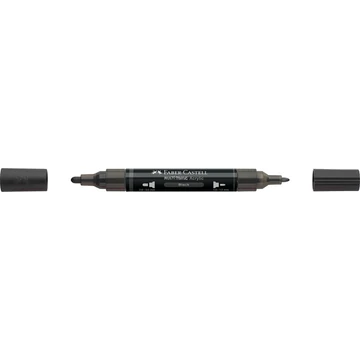 Akril marker kétvégű MULTIMARK 199 Faber-Castell fekete 