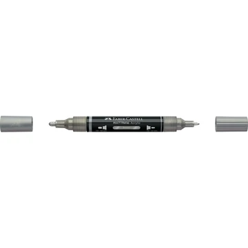 Akril marker kétvégű MULTIMARK 251 Faber-Castell ezüst 