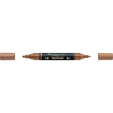 Akril marker kétvégű MULTIMARK 252 Faber-Castell réz 