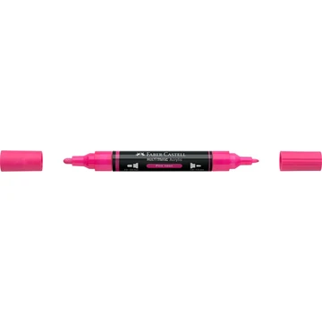 Akril marker kétvégű MULTIMARK 253 Faber-Castell neon rózsaszín