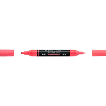 Akril marker kétvégű MULTIMARK 255 Faber-Castell neon narancs