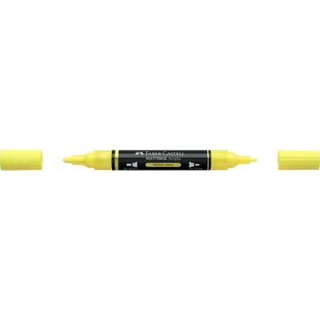 Akril marker kétvégű MULTIMARK 256 Faber-Castell neon sárga