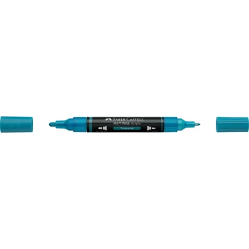 Akril marker kétvégű MULTIMARK 313 Faber-Castell türkiz 