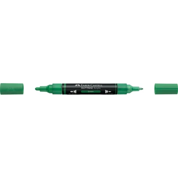 Akril marker kétvégű MULTIMARK 316 Faber-Castell zöld 