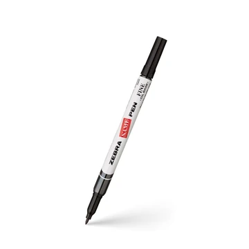 Alkoholos marker 1,5 mm, kúpos Zebra Name Pen Fine írásszín fekete