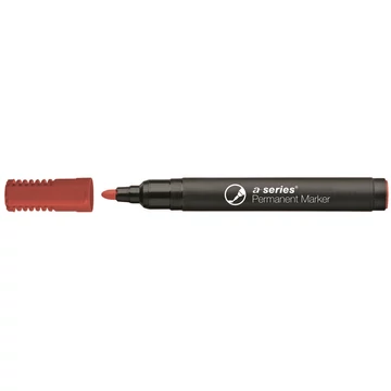 Alkoholos marker 3mm, kerek végű A-series piros