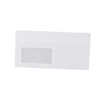 Boríték LA4 öntapadó bélésnyomott bal ablak 45x90mm 110×220mm B20A15 Bluering® fehér
