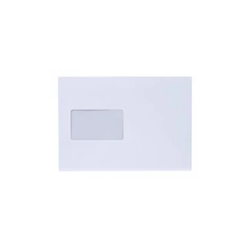 Boríték LC/5 szilikonos bélésnyomott bal ablak 45x90mm 162x229mm B20A60 Bluering® fehér