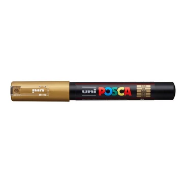 Dekormarker 0,7-1mm, Uni Posca PC-1M arany