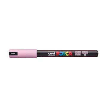 Dekormarker 0,7mm, Uni-Posca PC-1MR világos rózsaszín