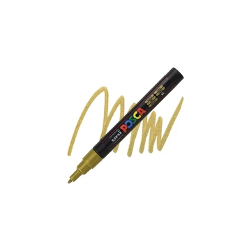 Dekormarker 0,9-1,3mm, PC-3M Uni Posca arany