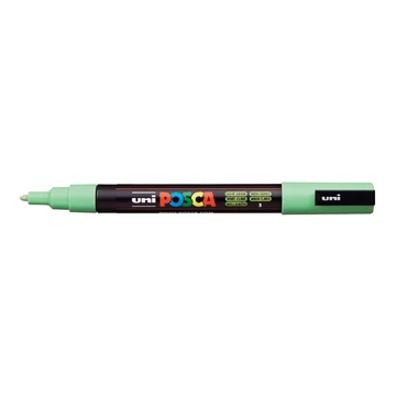 Dekormarker 0,9-1,3mm, Uni Posca PC-3M világoszöld