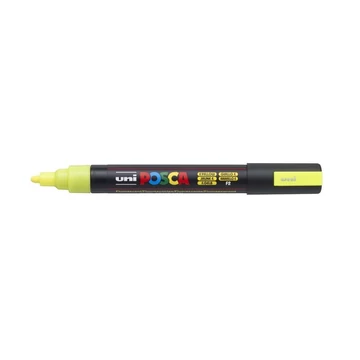 Dekormarker 1,8-2,5mm, Uni Posca PC-5M fluor sárga