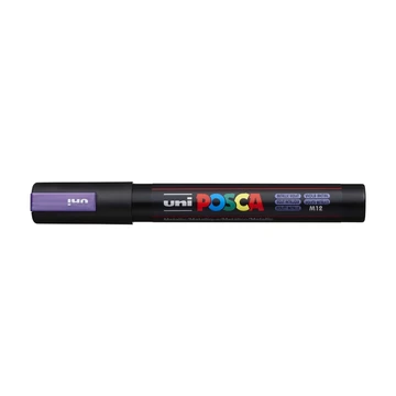Dekormarker 1,8-2,5mm, Uni Posca PC-5M metál lila