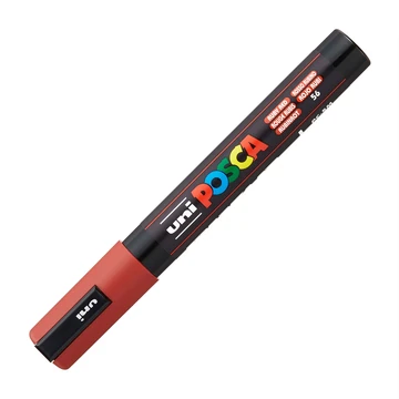 Dekormarker 1,8-2,5mm, Uni Posca PC-5M rubint piros
