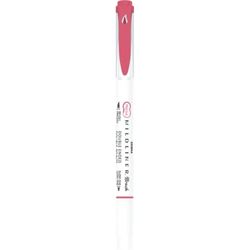Ecsettoll kétvégű Zebra Mildliner Cool & Refined, piros