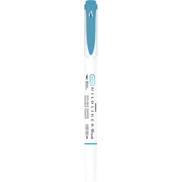 Ecsettoll kétvégű Zebra Mildliner Warm, füstkék