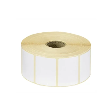 Etikett címke thermo, 38x43mm, tekercses, 1000 címke/tekercs fehér