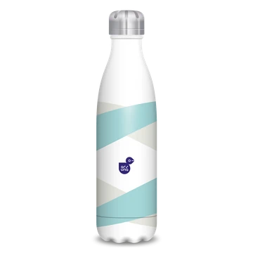 Fémkulacs duplafalú 500ml Ars Una Striped