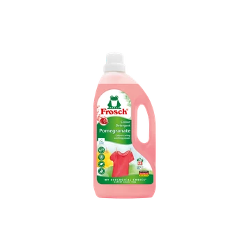 Folyékony mosószer 1,5 liter (22 mosás) színes ruhákhoz Frosch Gránátalma