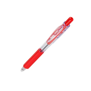 Golyóstoll 0,35mm, BK437-B háromszög fogózóna Pentel, írásszín piros