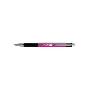 Golyóstoll 0,7mm, metál pink test, Zebra F-301A, írásszín kék