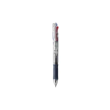 Golyóstoll átlátszó test, Zebra Clip on Slim 4C 4 színű