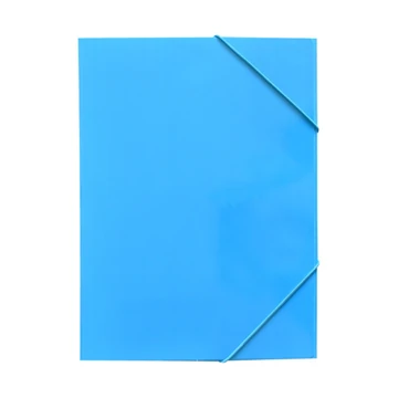 Gumis mappa A4, 350g. karton sarok gumírozással Bluering®, kék