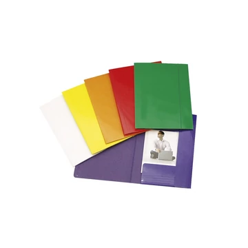 Gumis mappa A4, 600g. FC karton Glossy sárga