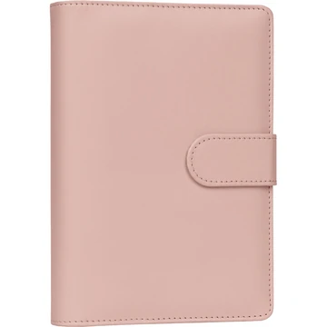 Gyűrűs kalendárium heti beosztású blush pink 125x190mm, Presco