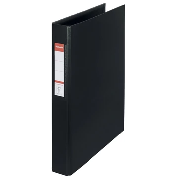Gyűrűskönyv A4, 4,2cm, 4 gyűrű, PP Esselte Standard Vivida fekete