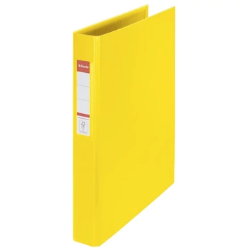Gyűrűskönyv A4, 4,2cm, 4 gyűrű, PP Esselte Standard Vivida sárga