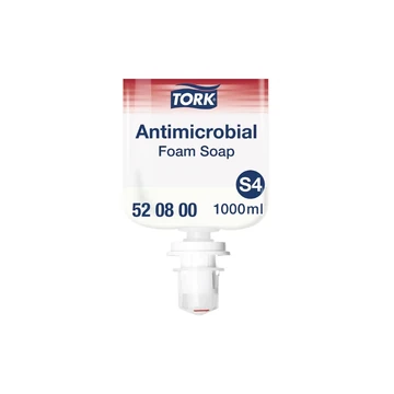 Habszappan utántöltő 1 liter fertőtlenítő Premium S4 Tork_520800 piros