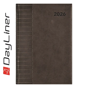 Határidőnapló Tucson B5 heti, fehér lapokkal fekete Dayliner 2027.