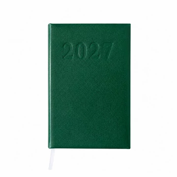 Határidőnapló agenda Standard A/5, napi, fehér lapokkal (zöld) 2027. Bluering®