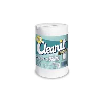 Háztartási papírtörlő 2 rétegű tekercses átmérő: 60 cm 700 lap/tekercs 6 tek/karton Cleanit XXL1000 Lucart_821723 fehér