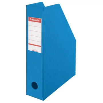 Iratpapucs 7cm, PVC/karton összehajtható Esselte Vivida kék