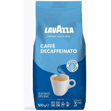 Kávé szemes, 500g, Lavazza Caffé Decaffeinato koffeinmentes 