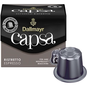 Kávékapszula Nespresso kompatibilis, Dallmayr Espresso Ristretto 10db kapszula