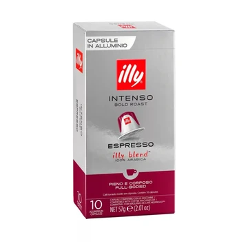 Kávékapszula, Nespresso® kompatibilis, Illy Intenso 10db/doboz