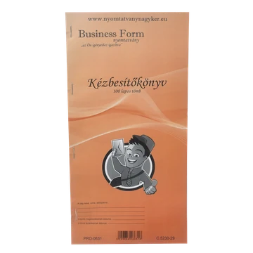 Kézbesítő könyv 100lapos 130x297mm, C.5230-29