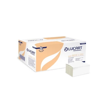 Kéztörlő 1 rétegű V hajtogatott 250 lap/csomag 20 csomag/karton Easy Beige V 250 Lucart_863064 bézs
