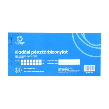 Kiadási pénztárbizonylat 25x2lapos B.318-103/V Bluering®