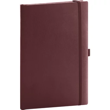 Klasszikus notesz Balacron borítással red, pontozott, 15x21cm, Presco