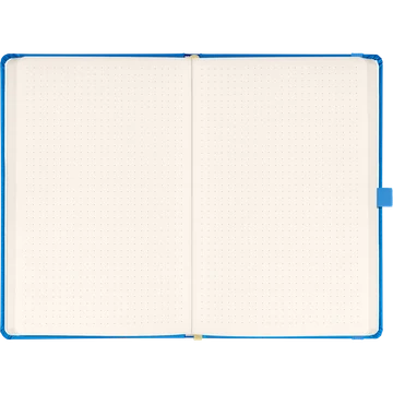 Klasszikus notesz Taggia borítással Blue, pontozott, 13x21cm, Presco