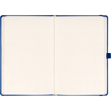 Klasszikus notesz Taggia borítással Dark blue, pontozott, 13x21cm, Presco